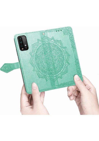 Redmi Not 9 4g Flip Kapak Için Kılıf Zarif Desen Darbeye Basit (Yurt Dışından)