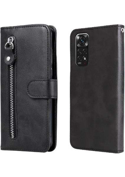 Xiaomi Redmi Not 11 Için Kılıf 4g Kart Yuvası Sahipleri Deri Koruyucu (Yurt Dışından)