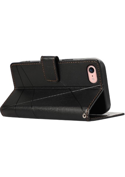 Iphone 7/8 Için Flip Case Kickstand Şok Emici Darbeye Üç Kart (Yurt Dışından) indirimleri
