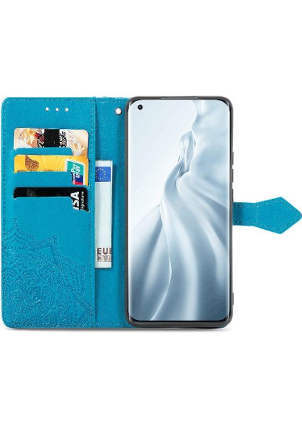 Mays Shop Xiaomi 11 Için Kılıf Darbeye Deri Kılıf Basit Iş Zarif (Yurt Dışından)