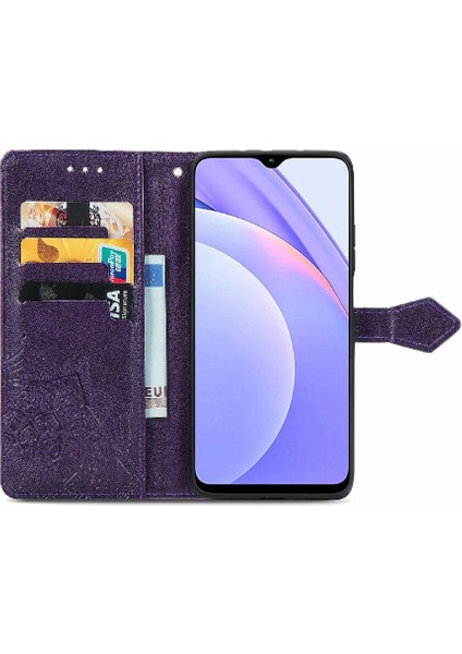 Redmi Not 9 4g Flip Kapak Için Kılıf Zarif Desen Darbeye Basit (Yurt Dışından)