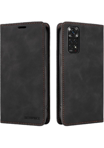 Xiaomi Redmi Için Not 11 4g Pu Deri Koruyucu Folio Cüzdan (Yurt Dışından)