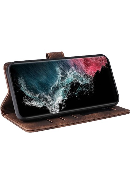 Samsung Galaxy S22 Ultra Cüzdan Basit Iş Deri Kılıf Için Flip Case (Yurt Dışından) indirimleri
