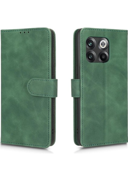 Oneplus 10T 5g Için Kılıf Deri Folio Flip Case Koruyucu Kapak Tam (Yurt Dışından)