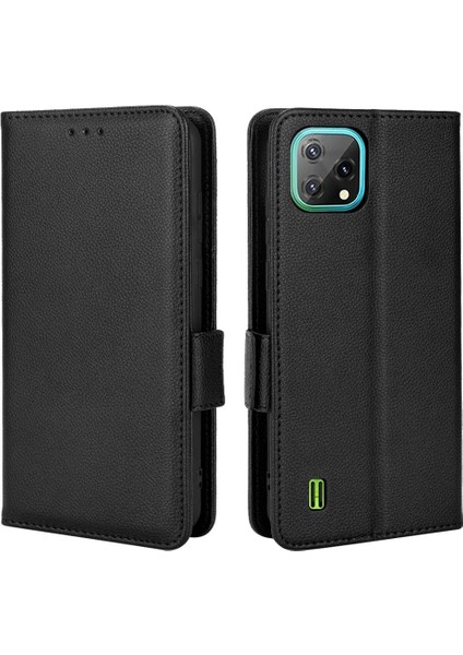 Blackview Blackview Kart Yuvaları Tutucu Manyetik Pu Deri Yan Toka Için Kılıf (Yurt Dışından)