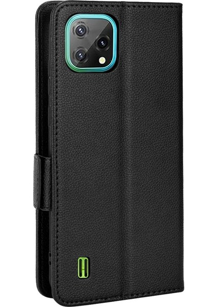Blackview Blackview Kart Yuvaları Tutucu Manyetik Pu Deri Yan Toka Için Kılıf (Yurt Dışından)