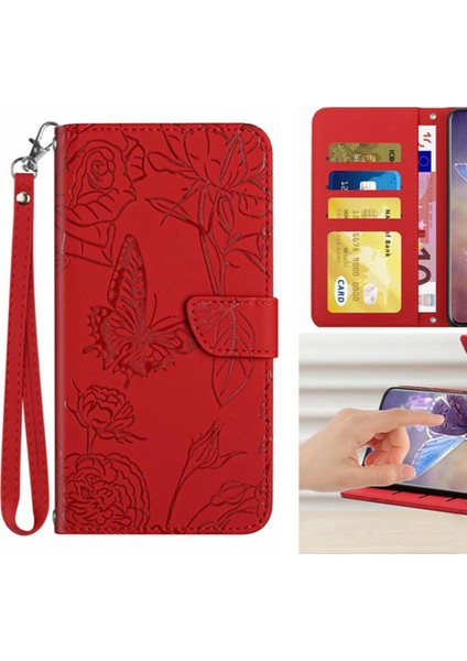 Oneplus Nord Ce2 5g Anti-Damla Koruma Bilek Kayışı ile Çiçekler (Yurt Dışından)