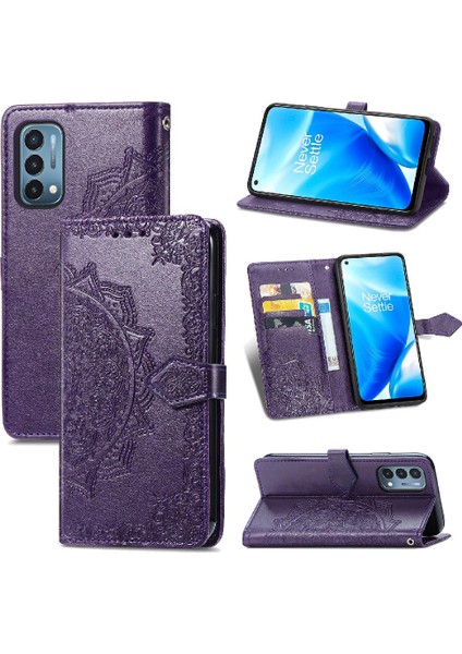 Oneplus Nord N200 5g Için Kılıf Basit Iş Deri Kılıf Darbeye (Yurt Dışından)