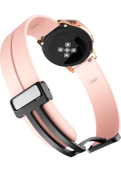 Samsung Galaxy Watch Active 2 40MM / 44MM Uyumlu Kordon Magnetic Klipsli Premium Kayış