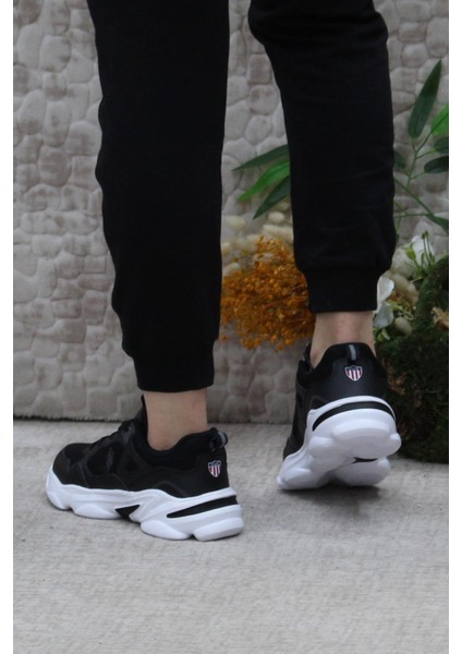 Bob Siyah Beyaz Rahat Ürün Sneaker Kadın Spor Ayakkabı fırsatları