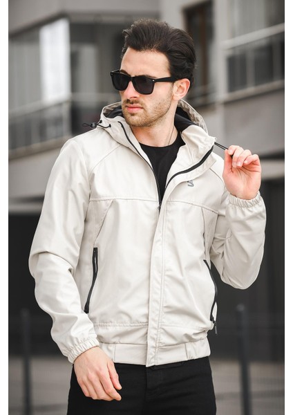 Bailey Suya Dayanaklı Slim Fit Erkek Kapüşonlu Mevsimlik Mont Yağmurluk fiyatları