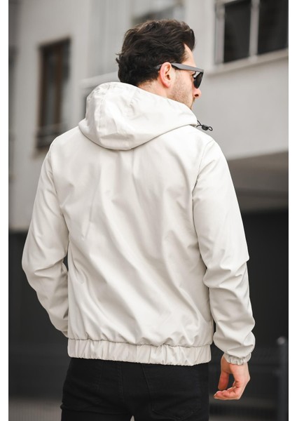 Bailey Suya Dayanaklı Slim Fit Erkek Kapüşonlu Mevsimlik Mont Yağmurluk fırsatları