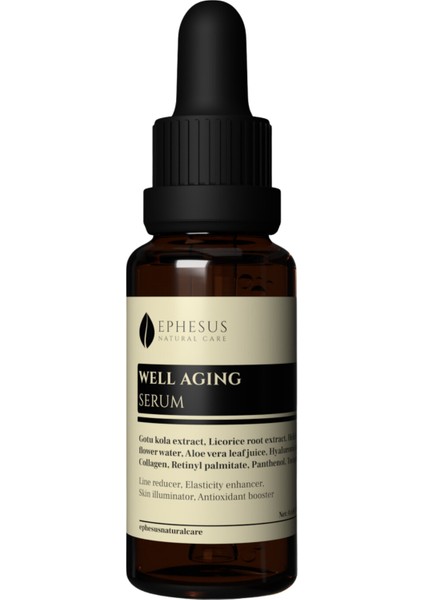 - Well Aging Serum, Çizgi Azaltıcı ve Esneklik Artırıcı Anti-Aging Serum