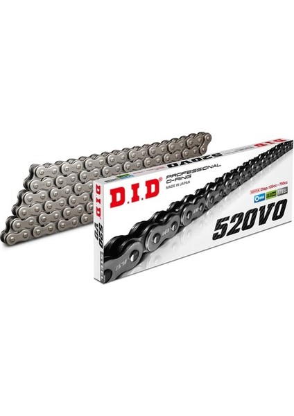 D.ı.d 520 V0 O-Ringli Zincir Çelik 108 Bakla