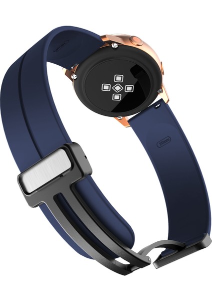 Samsung Galaxy Watch 42MM Uyumlu Kordon Magnetic Klipsli Premium Kayış