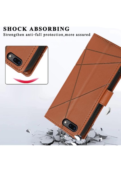 Iphone 7 Için Flip Case Artı/8 Artı Şok Emici Darbeye Kickstand (Yurt Dışından)