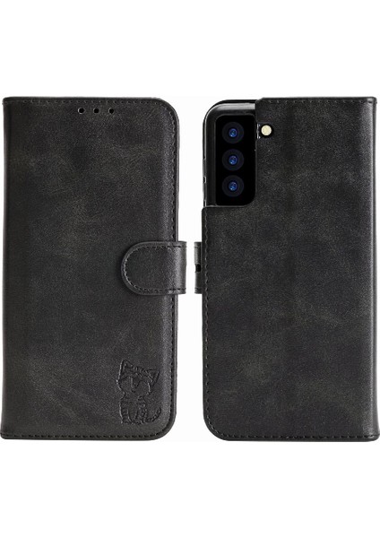 Cüzdan Kılıf Samsung Galaxy S21 Fe 5g Kickstand Için Tüm Yuvarlak Koruma (Yurt Dışından)