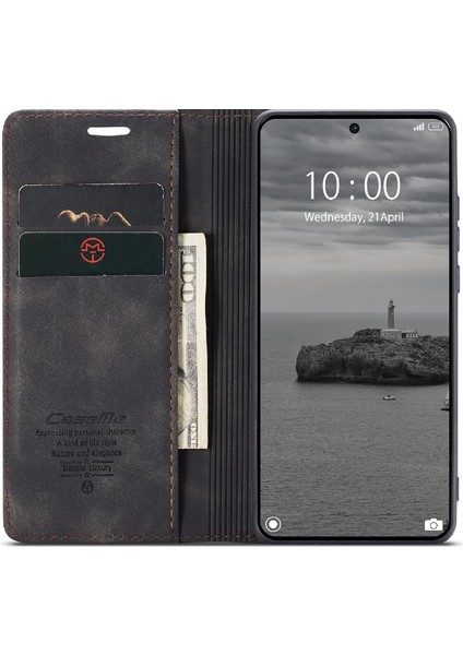 Xiaomi Poco X6 Pro 5g Flip Için Flip Case Folio Kitap Kılıf Kart Yuvası Kapatma (Yurt Dışından)