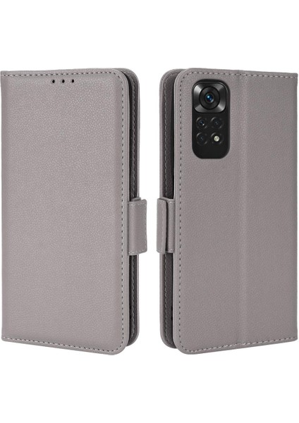 Xiaomi Redmi Için Not 11 4g Cüzdan Pu Deri Kart Yuvaları Tutucu Yan (Yurt Dışından)