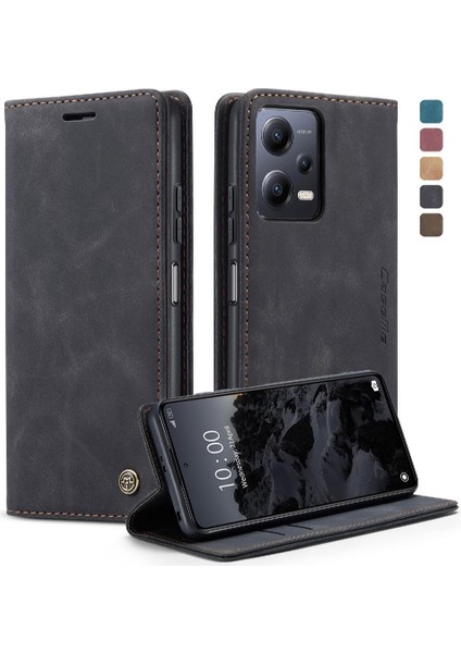 Mellow Shop Xiaomi Poco X5 5g Manyetik Kapatma Için Flip Case Darbeye Çevir Folio Pu (Yurt Dışından)