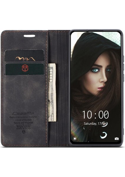 Xiaomi Redmi Not 10 Için Flip Case Pro Max Flip Folio Kitap Kılıf Kart Yuvası (Yurt Dışından)