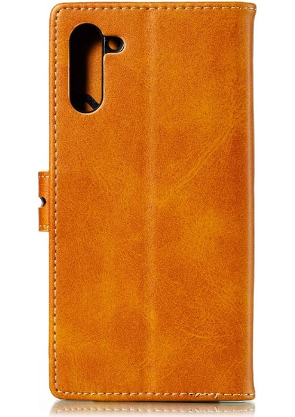 Samsung Galaxy NOTE10 Için Cüzdan Durumda Tüm Yuvarlak Koruma Kartı Kabartmalı (Yurt Dışından)