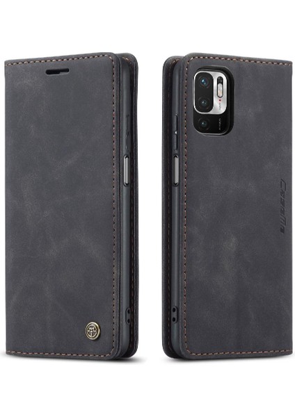 Xiaomi Redmi Not 10 Için Flip Case 5g Vintage Pu Deri Cüzdan Manyetik (Yurt Dışından)