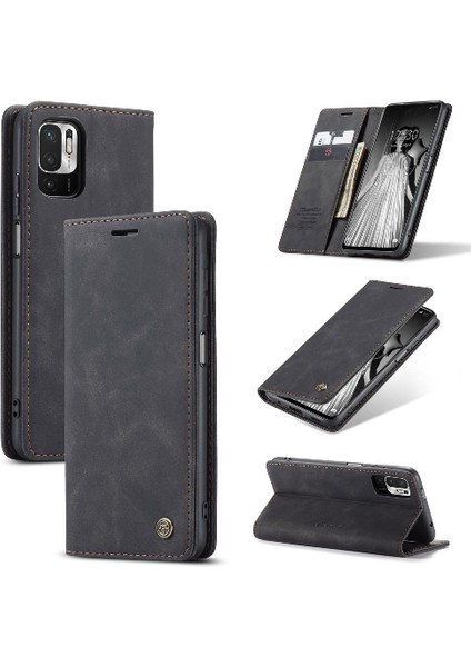 Xiaomi Redmi Not 10 Için Flip Case 5g Vintage Pu Deri Cüzdan Manyetik (Yurt Dışından) fiyatları