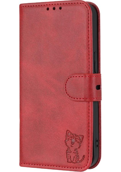 Cüzdan Kılıf Için Xiaomi Redmi Y3 Kart Tutucu Manyetik Kapatma Tüm Yuvarlak (Yurt Dışından)