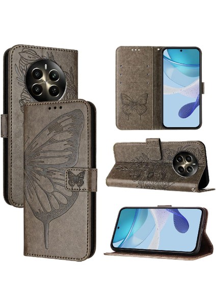 Realme 12 Artı 5g Premium Deri Manyetik Kabartma Kelebek Için Kılıf (Yurt Dışından) indirimleri
