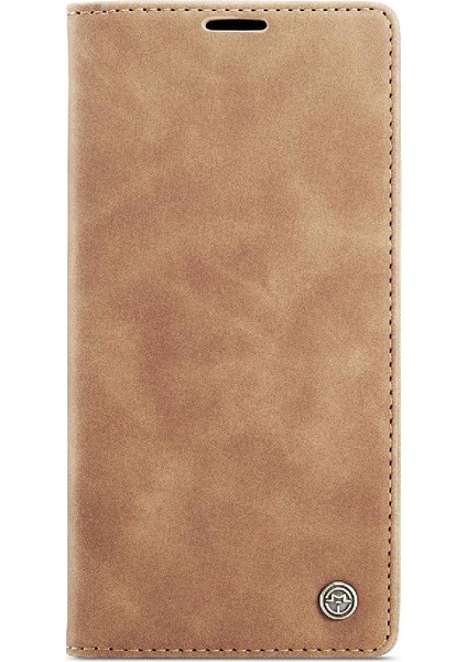 Iphone 15 Için Flip Case Pro Flip Folio Kitap Vintage Pu Deri Cüzdan Kılıf (Yurt Dışından)