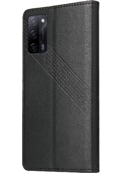 Oppo Oppo 5g Premium Deri Kickstand Darbeye 4 Köşe Için Flip Case (Yurt Dışından)