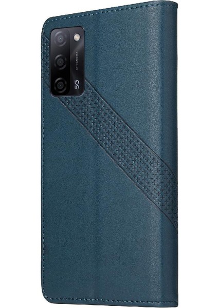 Oppo Oppo 5g Premium Deri Kickstand Darbeye 4 Köşe Için Flip Case (Yurt Dışından)