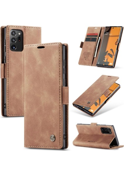 Samsung Galaxy NOTE20 Ultra Kılıf Için Flip Case Kart Yuvası Kickstand Vintage (Yurt Dışından)