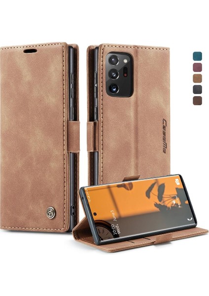 Samsung Galaxy NOTE20 Ultra Kılıf Için Flip Case Kart Yuvası Kickstand Vintage (Yurt Dışından)