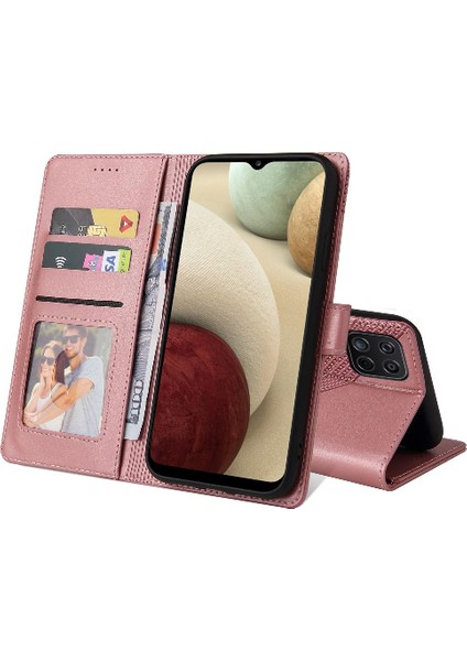 Samsung Galaxy A22 4g Üç Kart Yuvaları 4 Köşe Koruma Için Flip Case (Yurt Dışından)