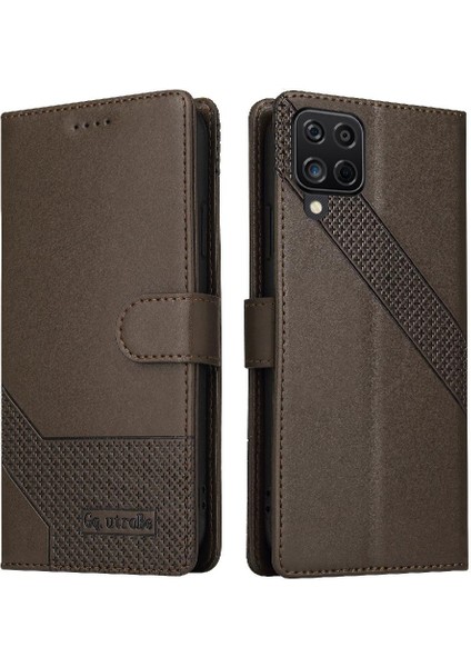 Samsung Galaxy A22 4g Üç Kart Yuvaları 4 Köşe Koruma Için Flip Case (Yurt Dışından)