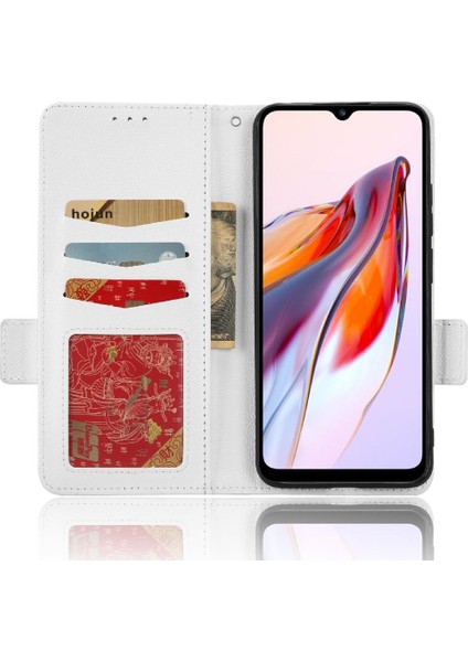 Xiaomi Redmi 12C Kart Yuvaları Tutucu Cüzdan Pu Deri Yan Toka (Yurt Dışından)