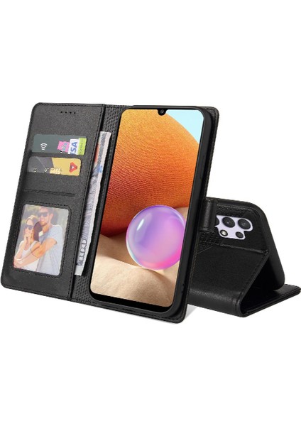 Samsung Galaxy A32 4g 4 Köşe Koruma Üç Kart Yuvaları Için Flip Case (Yurt Dışından) indirimleri