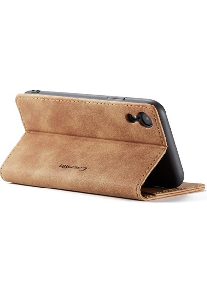 Iphone Xr Flip Folio Kitap Vintage Pu Deri Cüzdan Kılıf Için Flip Case (Yurt Dışından) fırsatları