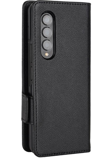 Samsung Galaxy Z Için Kılıf Fold 4 Kart Yuvaları Tutucu Pu Deri Yan Toka (Yurt Dışından)