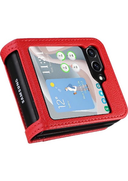 Samsung Galaxy Z Flip 5 Cüzdan Için Kılıf Yan Toka Kart Yuvaları Tutucu Pu (Yurt Dışından) fiyatları