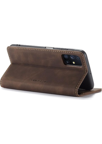 Samsung Galaxy M51 Için Flip Case Kart Yuvası Kickstand Flip Folio Kitap (Yurt Dışından)