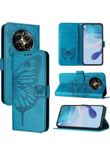 Realme 12 Artı 5g Premium Deri Manyetik Kabartma Kelebek Için Kılıf (Yurt Dışından) indirimleri
