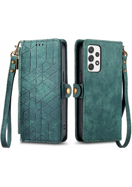 Samsung Galaxy Için Flip Case A53 5g Deri Kılıf Cüzdan Basit Iş (Yurt Dışından)