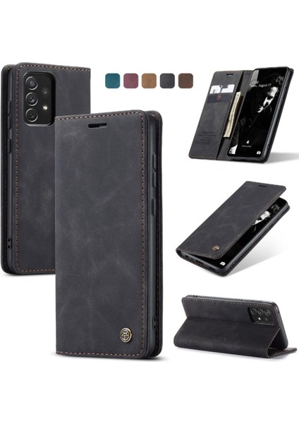 Samsung Galaxy A72 Flip Folio Kitap Kılıf Için Flip Case Kart Yuvası Kickstand (Yurt Dışından)