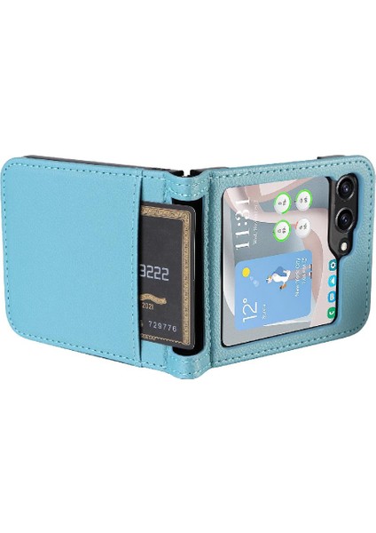 Samsung Galaxy Z Flip 5 Cüzdan Için Kılıf Yan Toka Kart Yuvaları Tutucu Pu (Yurt Dışından) fiyatları