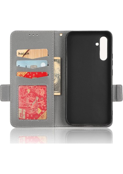 Samsung Galaxy M54 5g Yan Toka Manyetik Kart Yuvaları Tutucu Pu (Yurt Dışından) fırsatları