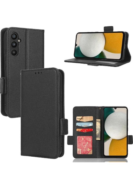 Samsung Galaxy M54 5g Yan Toka Manyetik Kart Yuvaları Tutucu Pu (Yurt Dışından)