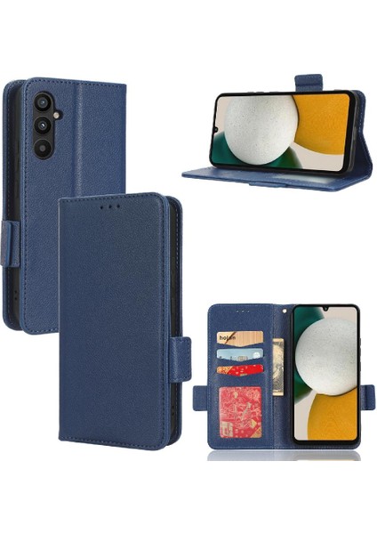 Samsung Galaxy M54 5g Yan Toka Manyetik Kart Yuvaları Tutucu Pu (Yurt Dışından)